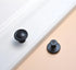 PILYON 2 Cabinet Knobs Pcs Aluminum Handle Black Cabinet Bedside Drawer Pull Handle, Type B-Single Hole