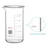 stonylab 1-Pack Glass Beaker, Borosilicate Graduated Tall Beaker with Pouring Spout, 1000 ml