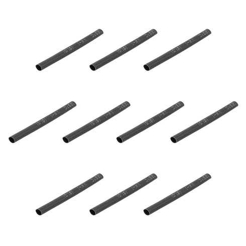 Heat Shrink Tubing 2:1 Cable Sleeving Tube Wrap, Electric Insulation Protection - 1mm Dia/30mm/Black/300 Pcs