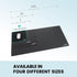 Perixx DX-1000M 9.84x8.27x0.08 Inches Waterproof Gaming Mouse Pad with Stitched Edge - Non-Slip Rubber Base Design
