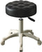 funrautz Height Adjustable Rolling Stool with Wheels, Backless Swivel Chair with Faux Leather