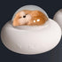 SCZWP8 Pet Spaceship Silicone Night Light Study Modern Simple and Warm Creative Bedroom Table Lamp Led Decoration
