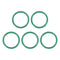 uxcell Fluorine Rubber O-Rings, 32mm OD, 25.8mm ID, 3.1mm Width FKM Seal Gasket for Machinery Plumbing, Pack of 5