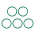 uxcell Fluorine Rubber O-Rings, 32mm OD, 25.8mm ID, 3.1mm Width FKM Seal Gasket for Machinery Plumbing, Pack of 5