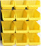 WallPeg Pegboard Bins Garage Organization, 12 Pack Kit PB-8, Tool Organizer for Hardware, Craft Room, Storage