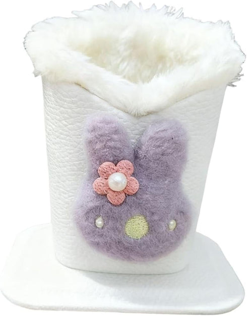Kokiya Lined Eyeglass Holder Stand,Lovely,Sturdy,Modern,Anti Scratch Glasses Holder Stand Case for NightStand Home