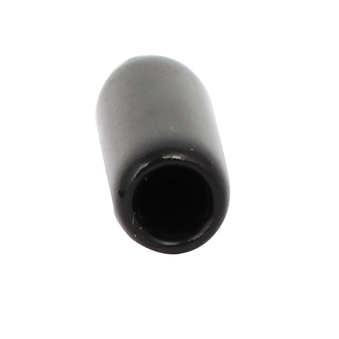 uxcell 3mm Inner Dia Rubber Hose End Cap, Screw Thread Protector Cover Black (Pack of 100)