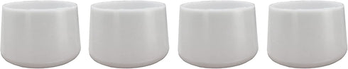 1-1/8" Set 4, Shepherd Round Noise-Reducing Plastic Slip-On Chair Leg Tips, Nonslip Protective Furniture Leg Caps