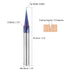 15 3 1/4 Inch uxcell Degree V Groove Engraving Router Bit for CNC Tip and Flutes Shank Carving Bit Nano Coated Carbide