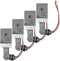 HQRP 4-Pack Photocell Thermal Type Light Sensor Stem and Swivel Mount Dusk
