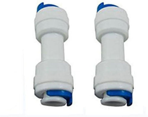 Reverse Osmosis Systems Quick Connect Fittings Combo, 1/4 inch OD Quick Connect Push In to Connect (Ball