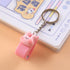 Pink Cute Mini Stapler Portable Cartoon Staples Key Chain Organizer Key Office Supplies School Pend File Stationery L1D9 Student Desktop Staplers by Galyacht