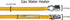 LASCO Flexible Coated Gas Water Heater Supply Line, 48-Inch, 1/2-Inch OD Connector with Fittings