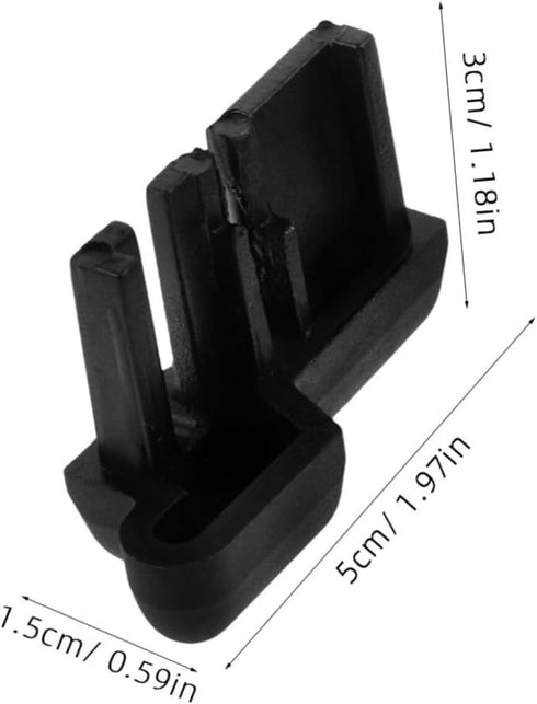 HOODANCOS 2pcs Foldable Table Leg Protectors Rv Floor Protectors Sturdy Material Compact Design for Versatile Use Rooms