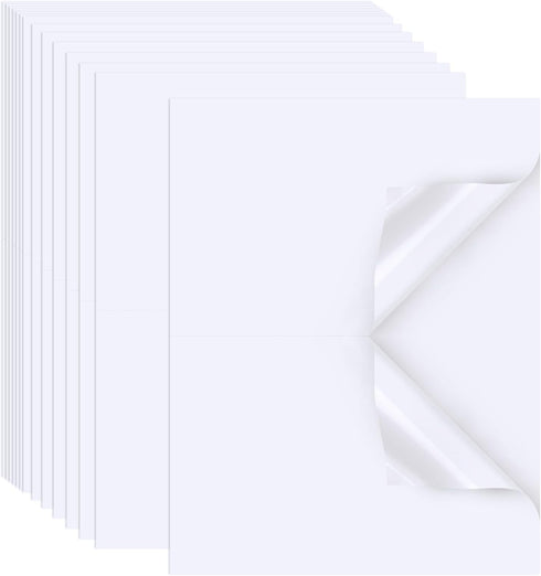 Joyberg Shipping Labels, 8.5"x11" Shipping Label Paper, 2 Per Page Printable Sticker Paper for Laser/Inkjet Printers