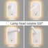 AWEKLIY 3100K Wall Mounted Reading Light, Bedside Wall Sconces USB Charging, Warm Ambient Lighting Wall Mounted Sconce