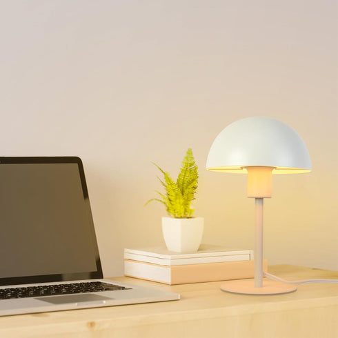 Dimmable LALISU Mushroom Lamp Small Bedside Table Lamp, Retro Vintage Table Lamps Nordic Reading Lamp Night Light