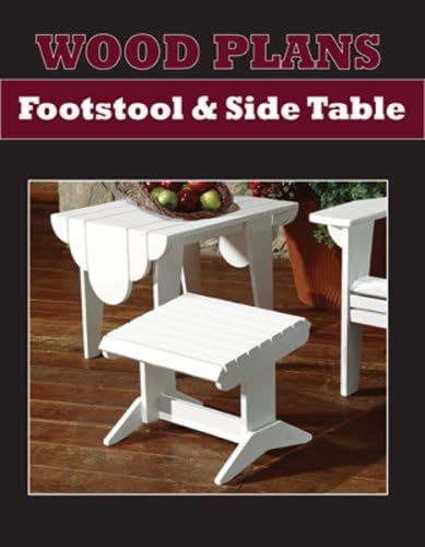 Peachtree Woodworking ADIRONDACK FOOTSTOOL AND SIDE TABLE - PAPER WOODWORKING PLAN