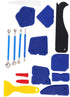 16PCS Silicone Caulk Tools Kit - Spreader, Scraper, Remover, Glass Glue Finishing Applicator for Molding, Gluing
