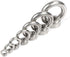 10 PCS 304 Stainless Steel M3 Thread Dia Ring Shape Eyed Bolt Lifting Eye Nut Fastener