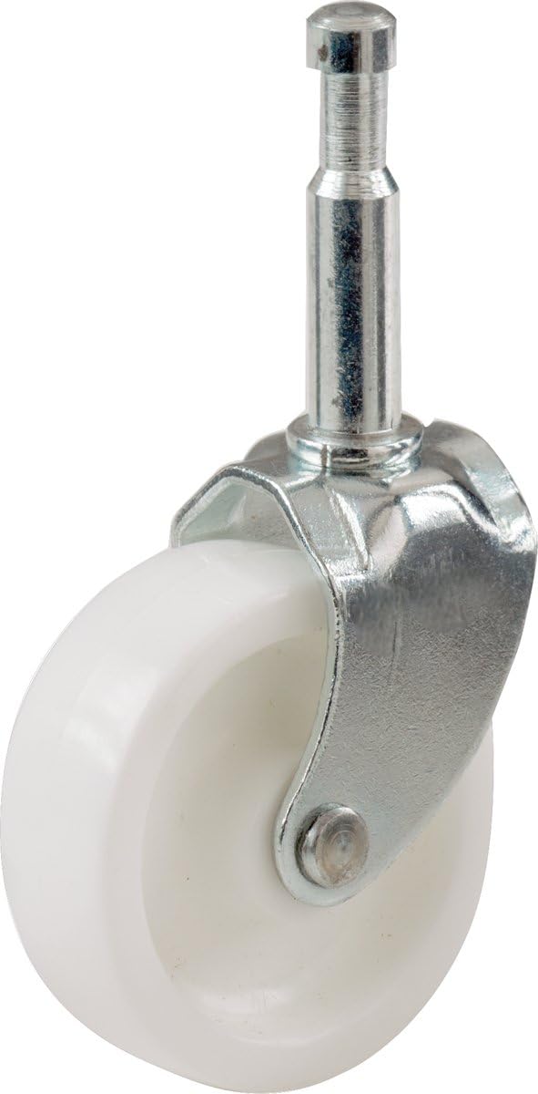 Shepherd Hardware 9055 1-5/8-Inch Plastic Stem Casters, 4-Pack