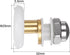 uxcell Shower Door Roller Runner Wheel 25mm Diameter Replacement Part Bathroom Glass Shower Sliding Door Runner Roller, (1 Set 4pcs)