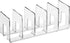 Generic File Organizer for Desk with 5 Compartments, Acrylic File Organizer for Closet