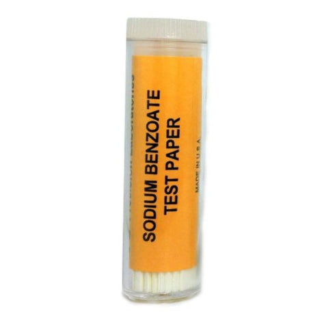 Eisco Labs Sodium Benzoate Paper Strips - Genetic Taste Testing (Vial of