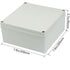 Zulkit Junction Box, ABS Plastic Dustproof Waterproof IP67, Universal Electrical Project Enclosure, 7.87 x 7.87 x 3.74