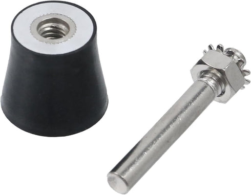 4Pcs 1 Inch 1/4" Quick Change Disc Pad Holder with Shank, Air Grinder Attachments, Disc Holders for Grinder Power Drill