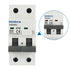 Baomain Miniature Circuit Breaker DZ47-63 C10 AC 230V 400V 10Amp 2 Pole DIN Rail Mounting