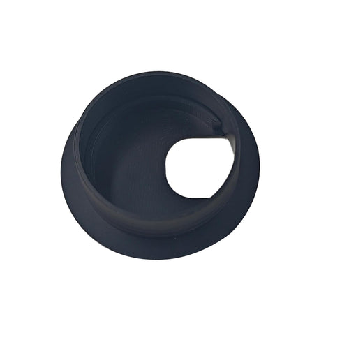 PDETVEO 5PCS 2 Inch Grommet, Desk Cable Black Wire Management Hole Cover, Plastic Cord Organizer for Computer Desk