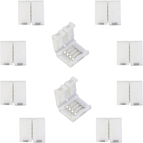 10pcs RGB LED Strip Connector 4 Pin LED Tape Connector LED Ribbon