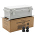 MAKERELE Waterproof Electrical Box, Outdoor Junction Hinged Cover Plastic Clip 7.9"3.9"2.8"