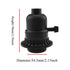 HAHIYO E26 Lamp Socket Bulb Holder Fixture Screw in Mount Light Socket Easy Wire Tighten Down, 2 Pieces