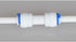E-outstanding 5-Pack RO Water System Equal Straight 1/4" Plastic Quick Pipe Fitting