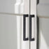 CHENCHEN96 2 Pack 192mm) Cupboard Handles Zinc Alloy Bedside Table Knobs Black Wardrobe Handles Solid Wine Cabinet Door