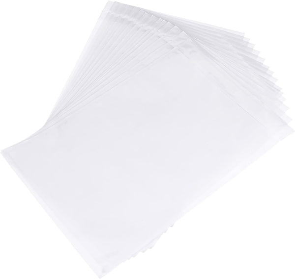 PATIKIL 6.7x10" Clear Packing List Envelope, 100 Pack Plastic Waterproof Self-Adhesive Mailing Invoice Pouch