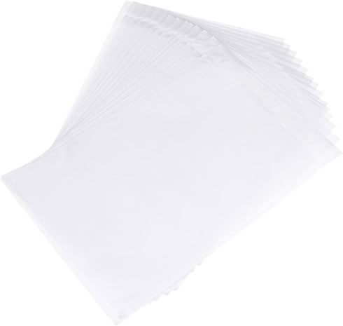 PATIKIL 6.7x10" Clear Packing List Envelope, 100 Pack, Plastic Waterproof, Self-Adhesive Top Loading Pouch