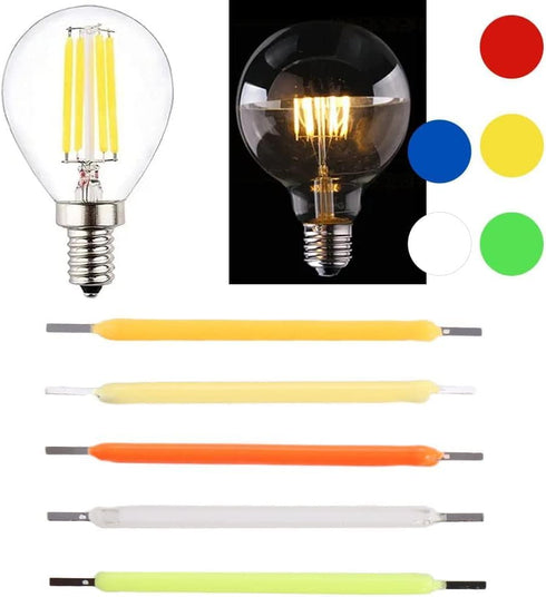 Edison Bulb LED Filament Lamp Parts, DC3V DC12V LED Chip Accessories for Repair