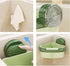 Generic Bathroom(1pcs) Suction Cup Sink Strainer Corner Rack, Corner Sink Strainer, Automatic Dumping Triangular Sinks