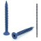 100 Qty 3/16" x 1-3/4" Flat Head Phillips Concrete Screws for Masonry, Block & Brick