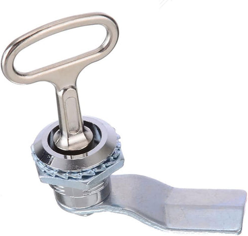 Gas Meter Cam Lock & Key, Zink Alloy Electric Meter Door Cabinet Box Latch Locker Kit for Hardware Tool