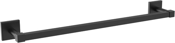 Amerock BH36073MB Matte Black Towel Bar, 18 in (457 mm) Bathroom Towel Holder