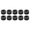 Rubber Grommets, Flexible Wire Hole Plug - 5 mm Mount Dia/Black/PVC, 50 Pcs