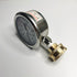 Stainless Steel 304 Liquid Filled Water Pressure Test Gauge - 0-220psi, 2-1/2" Dial Display, Oil Gauge with Female 3/4"
