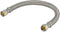 Eastman 16 Inch Flexible Faucet Connector Supply Line, Stainless Steel Braided Hose, 3/8 Inch Compression Connection