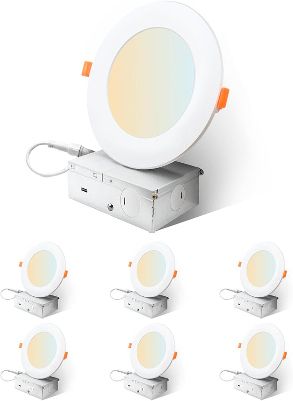 Sylvania 4" Slim Microdisk Downlight, 10W, 5 CCT Select (2700K - 5000K)
