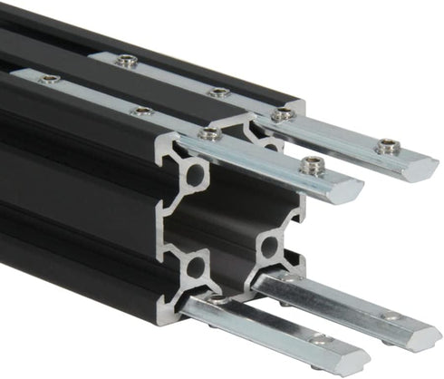 10PCS Straight Line Inside Connector Joint Bracket with M5 Screws, Length 3.9 Inch for 6mm T Slot Aluminum Extrusion