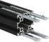 10PCS Straight Line Inside Connector Joint Bracket with M5 Screws, Length 3.9 Inch for 6mm T Slot Aluminum Extrusion